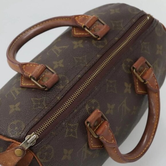 LOUIS VUITTON Monogram Speedy 25 Hand Bag LV Auth - Picture 7 of 16